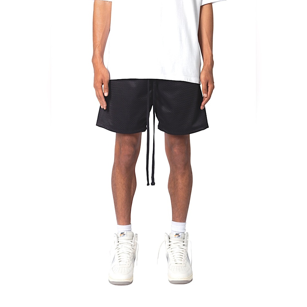 MNML Men's Every Day Mesh Summer Shorts Black Large
